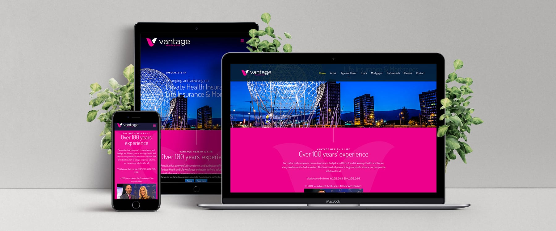 Belfast Insurance Company Vantage Health & Life Launch Exciting New Website Image