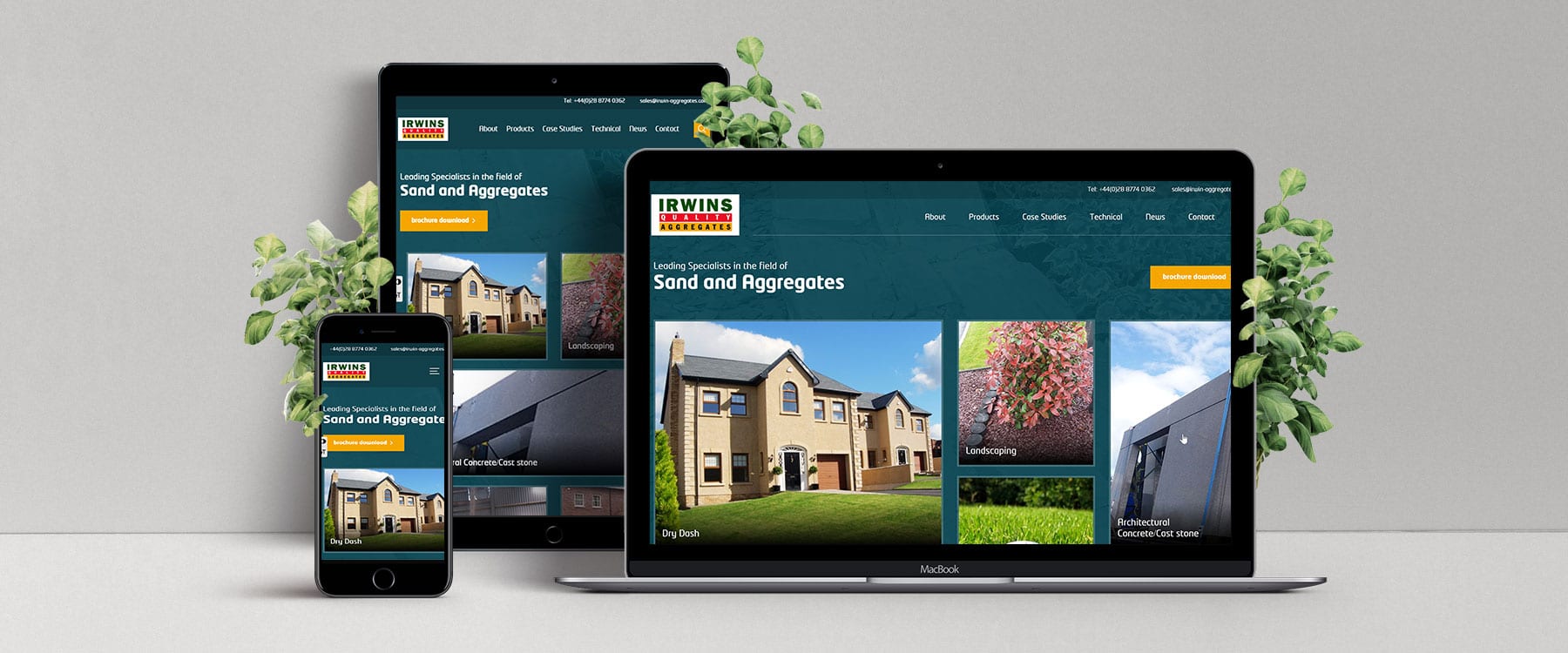 Complete Website Revamp for Irwins Quality Aggregates Image